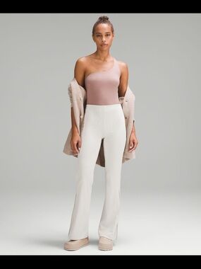 Lululemon Wundermost Ultra-Soft Nulu Asymmetrical (One-Shoulder) Bodysuit